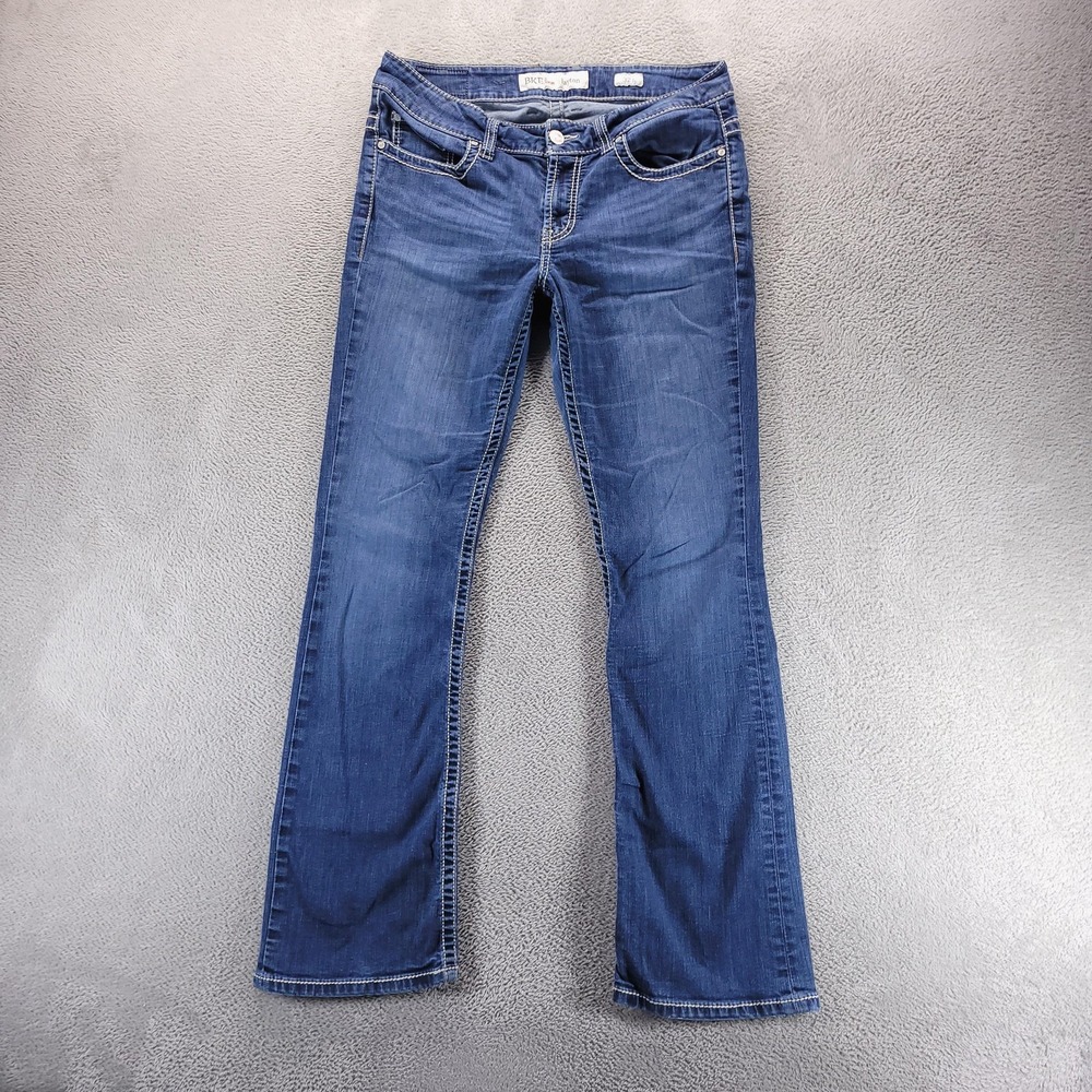 BKE Jeans Womens 32 Blue Payton Bootcut Low Rise Preppy
